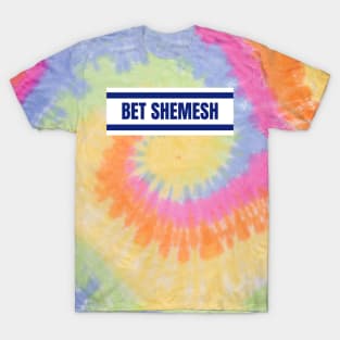 Bet Shemesh City in Israel Flag Colors T-Shirt